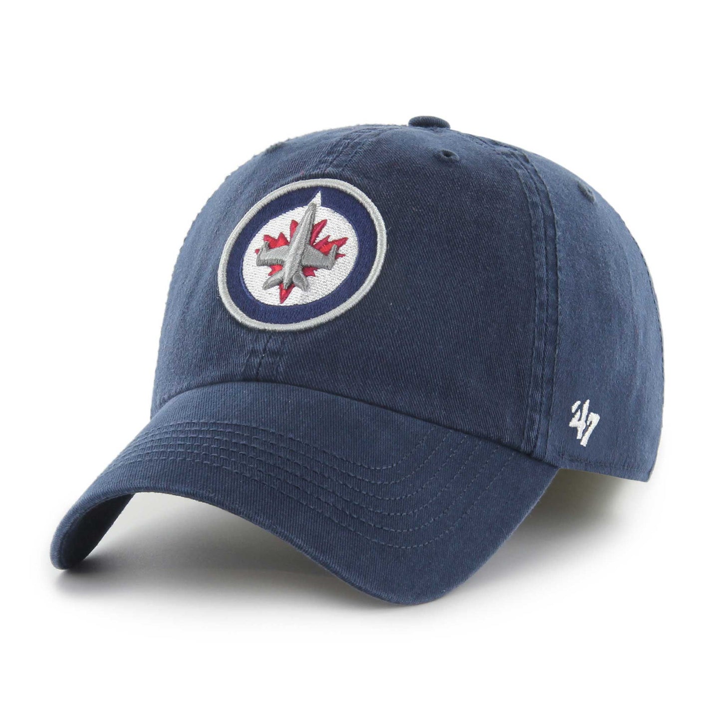 Men's '47 Navy Winnipeg Jets Classic Franchise Fitted Hat