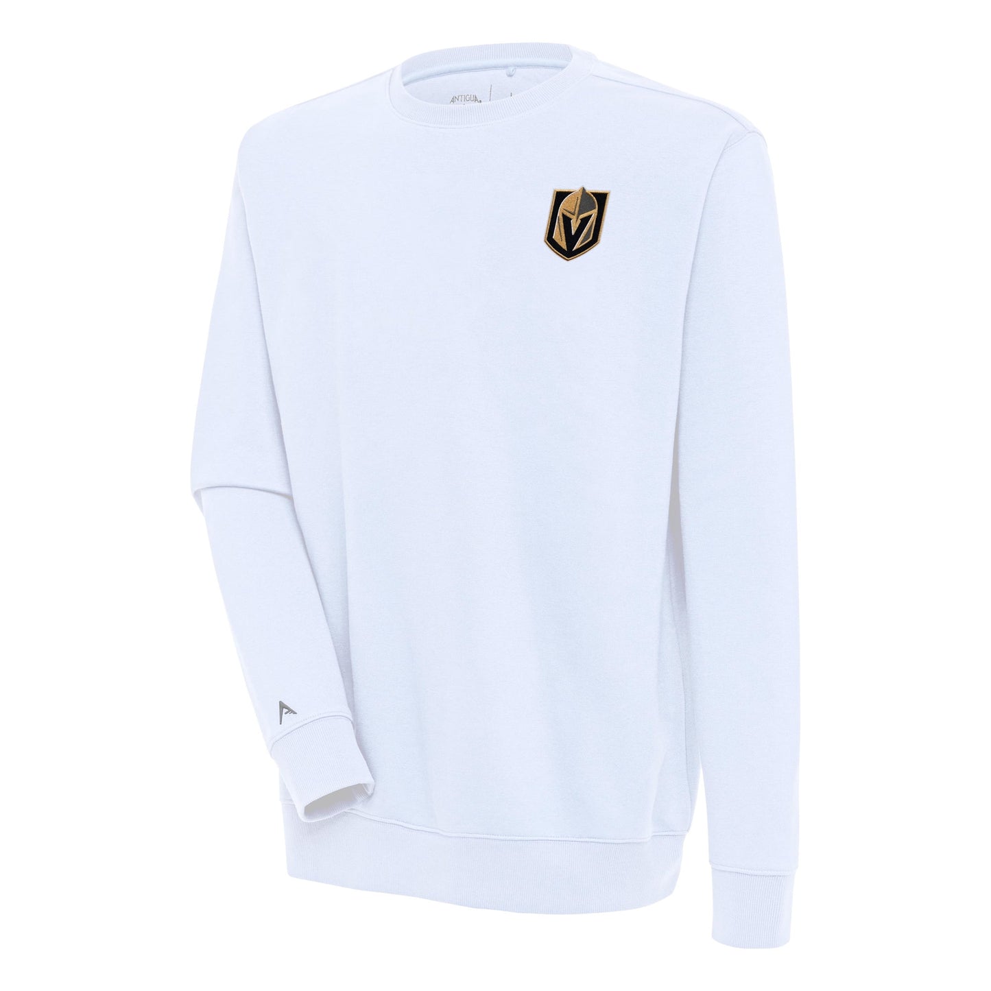 Men's Antigua  White Vegas Golden Knights Victory Pullover Sweatshirt