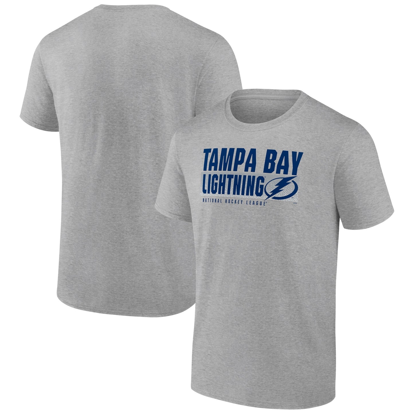 Men's Fanatics Branded Heathered Gray Tampa Bay Lightning Jet Speed T-Shirt