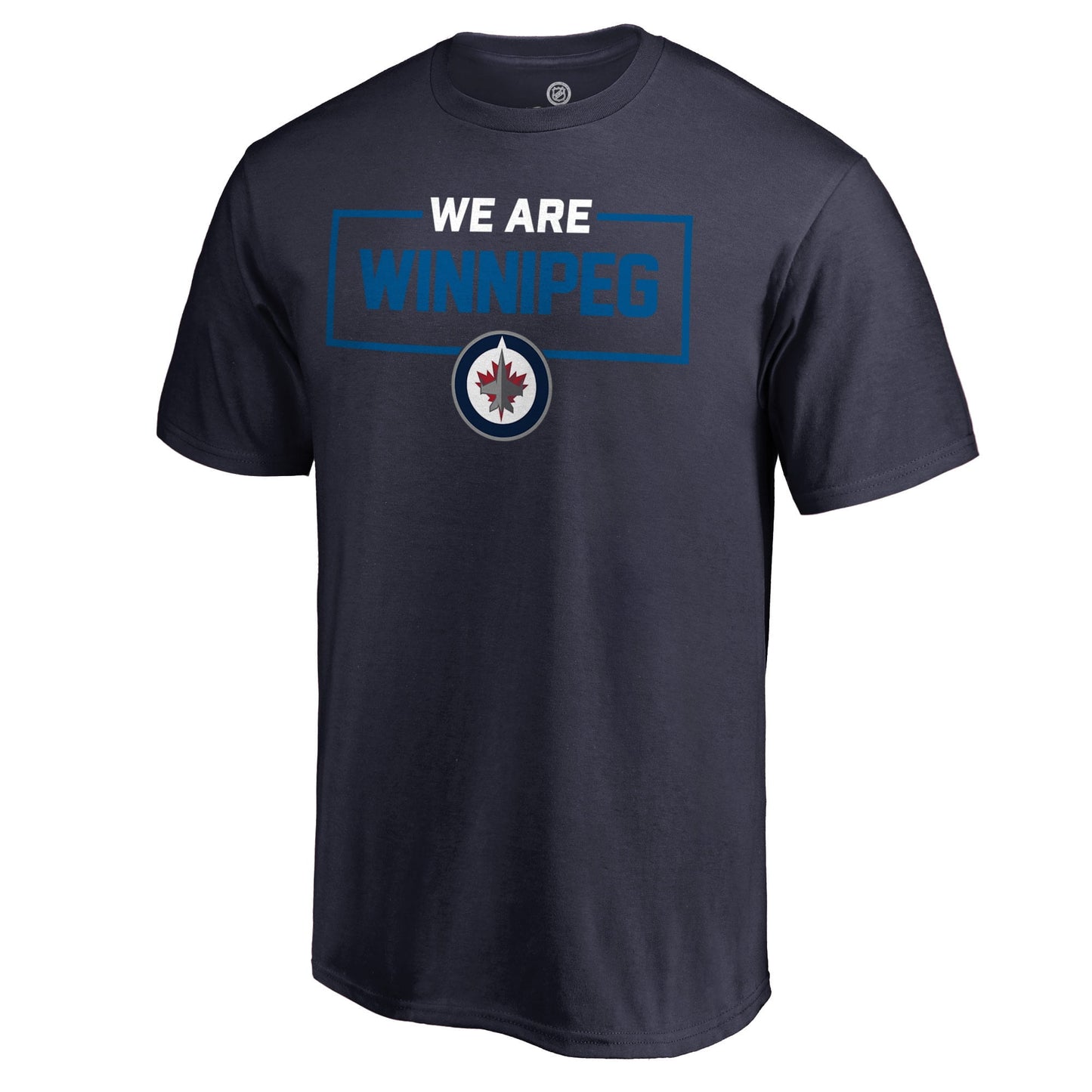 Men's Fanatics Branded Navy Winnipeg Jets Iconic Collection We Are T-Shirt