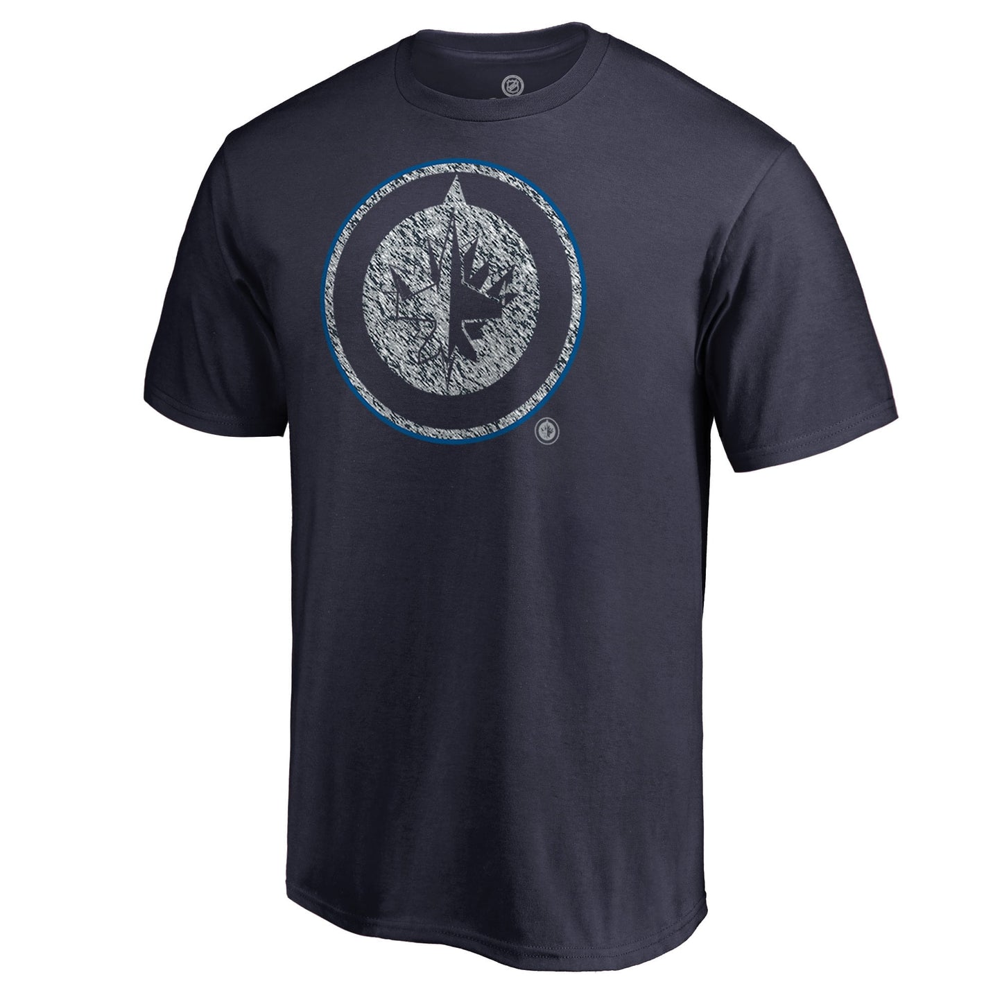 Men's Fanatics Branded Navy Winnipeg Jets Static Logo T-Shirt