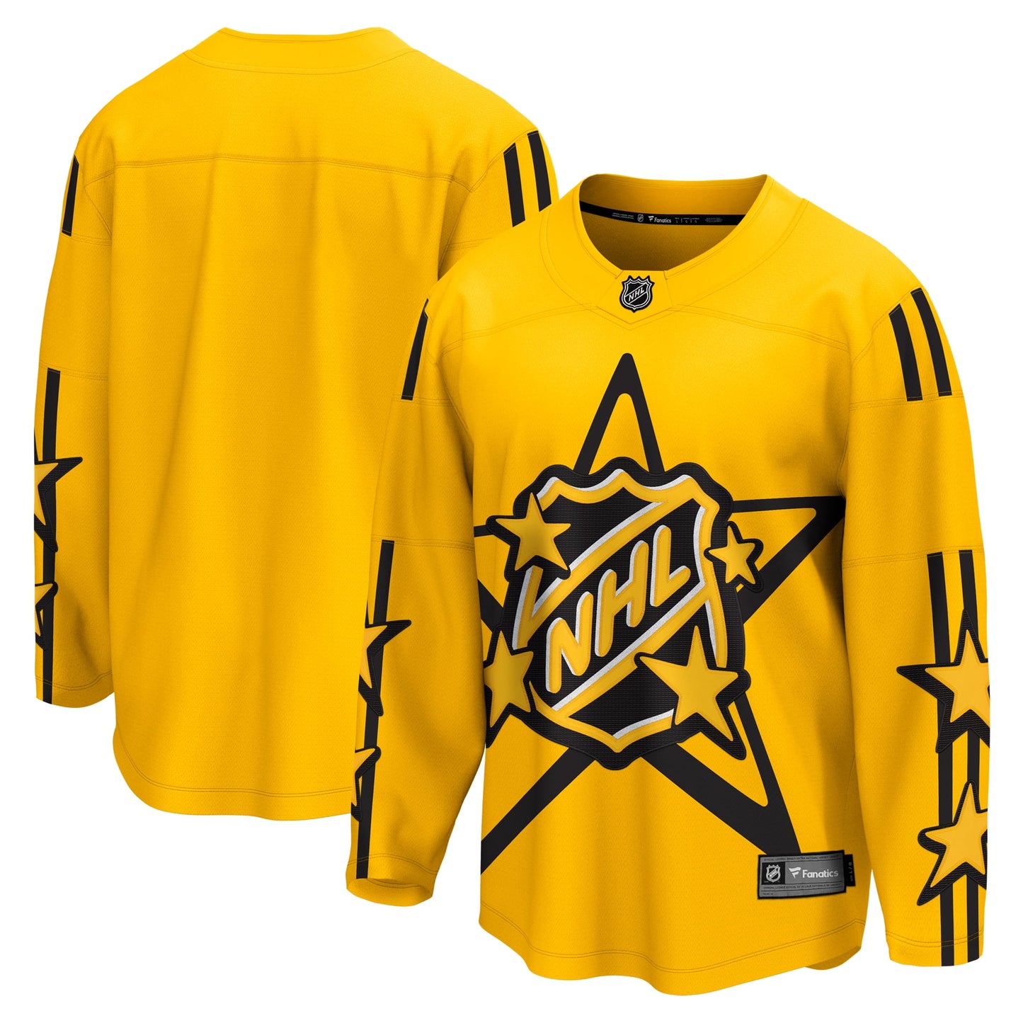 Men's Fanatics Branded  Yellow 2024 NHL All-Star Game Breakaway Jersey