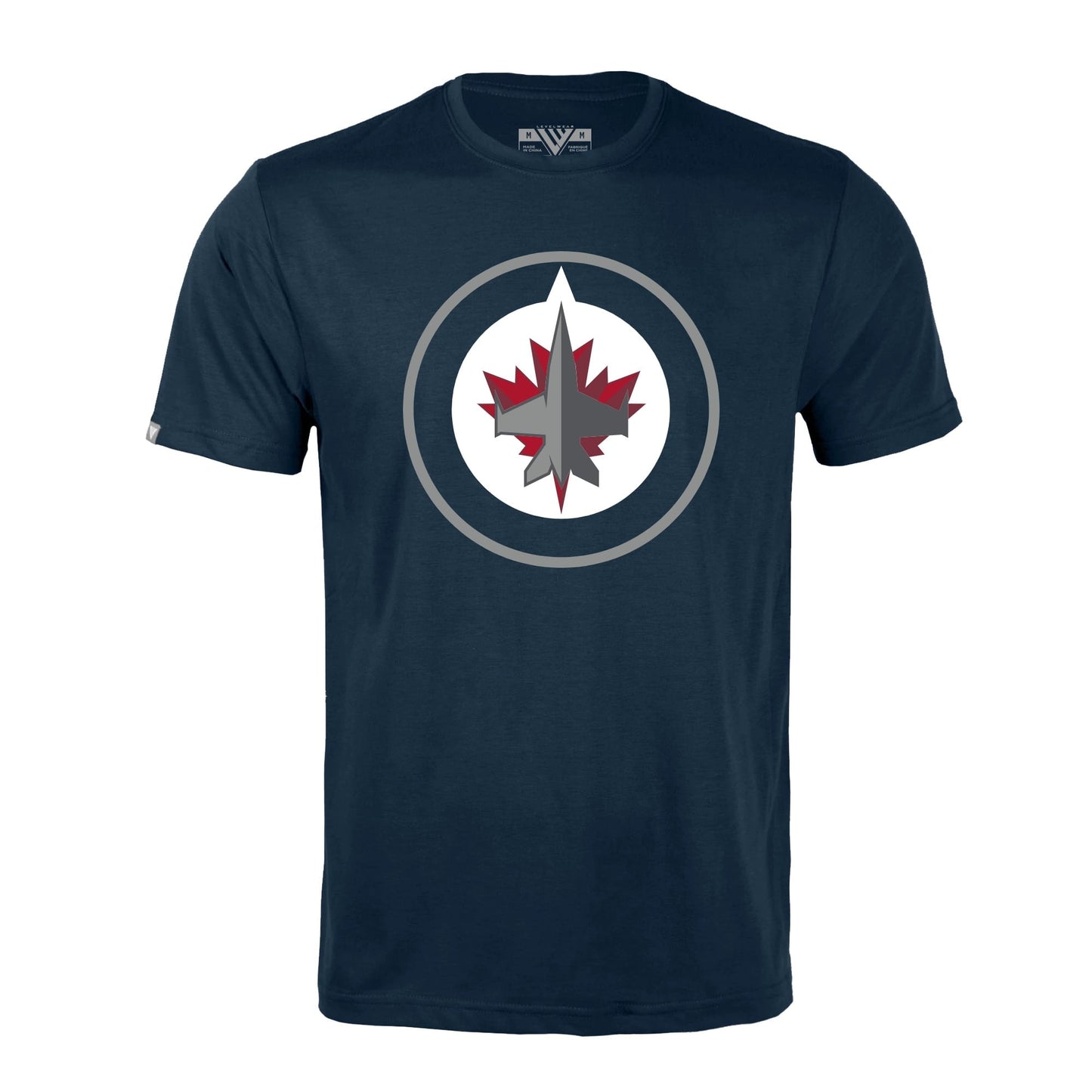 Men's Levelwear Navy Winnipeg Jets Richmond T-Shirt