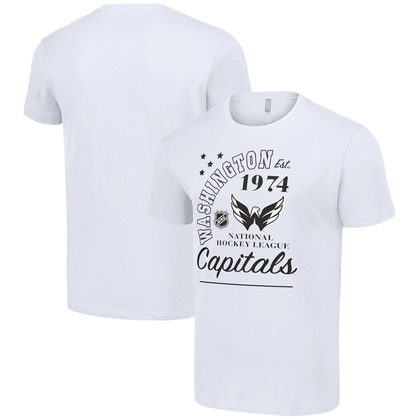 Men's Starter  White Washington Capitals Arch City Team Graphic T-Shirt