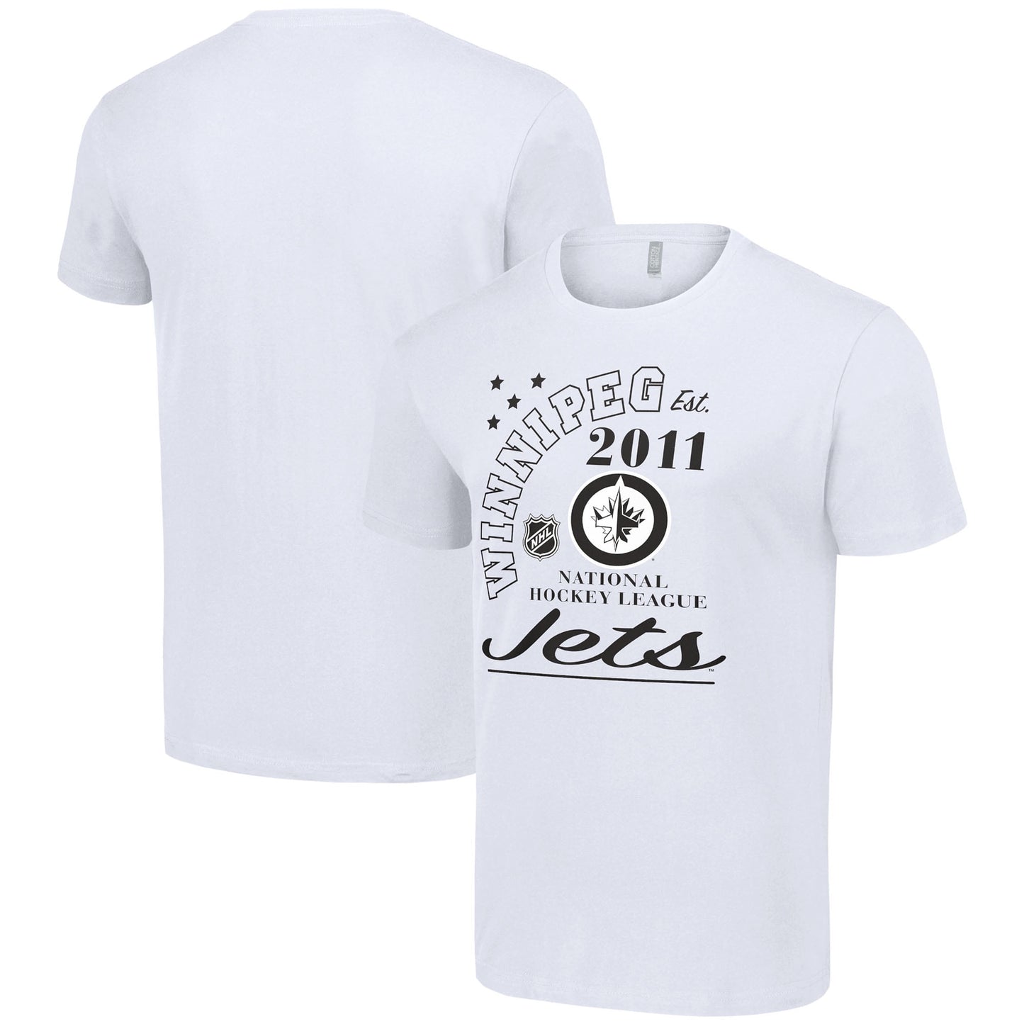 Men's Starter  White Winnipeg Jets Arch City Team Graphic T-Shirt