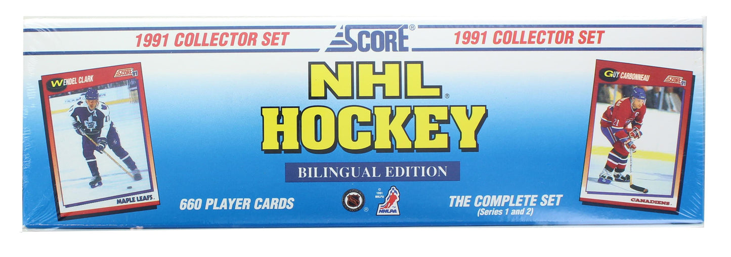 NHL 1991-92 Score Hockey Bilingual Factory Set | 660 Cards