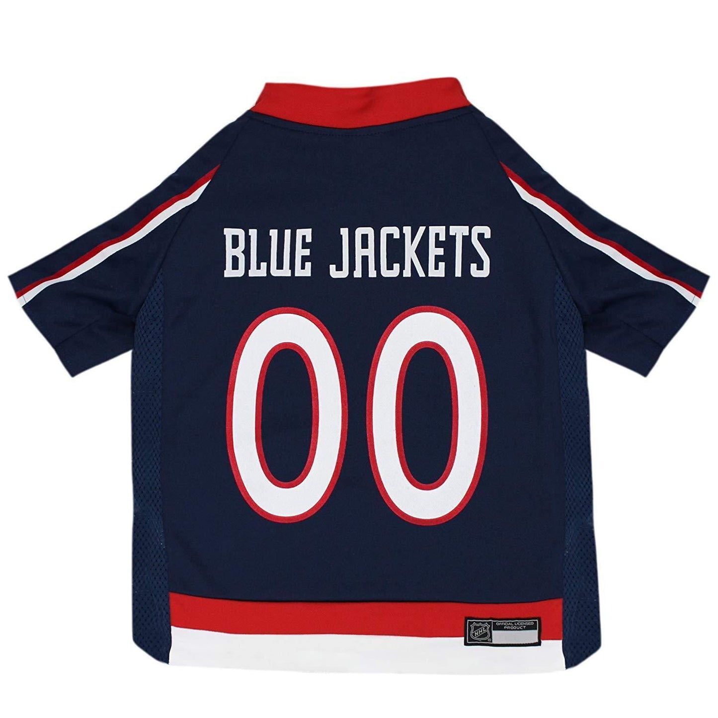 Pets First NHL Columbus Blue Jackets Mesh Jersey for Dogs and Cats - Licensed